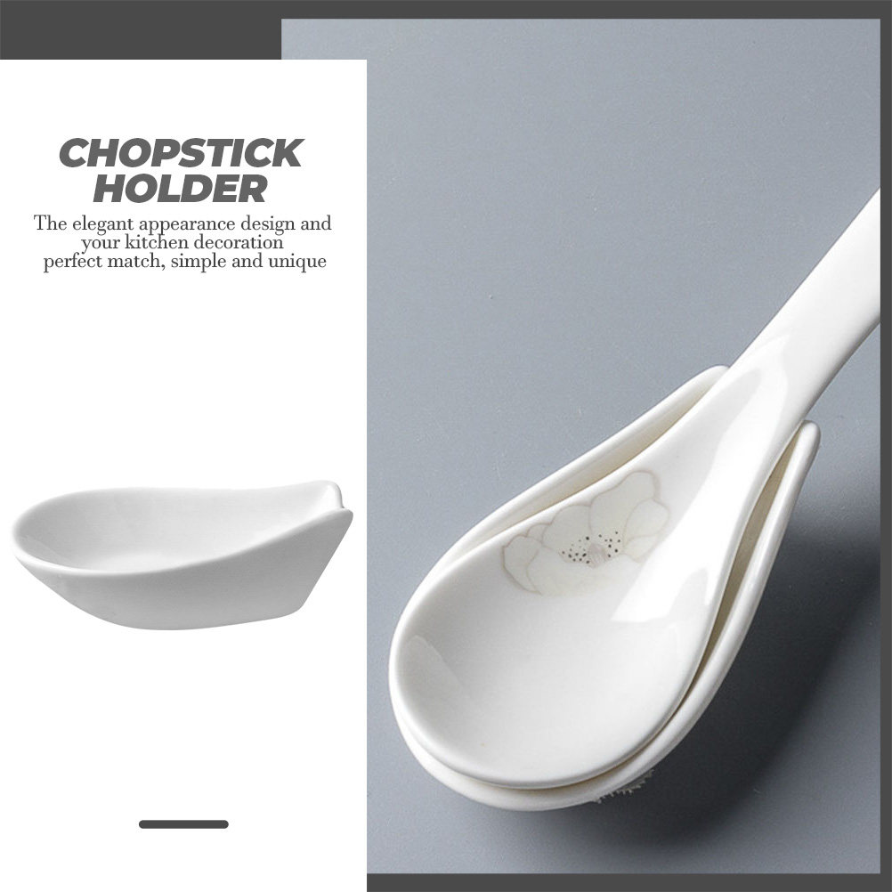 Kitchen Gadgets You Must Have - 4Pcs Ceramic Spoon Rest for Home
