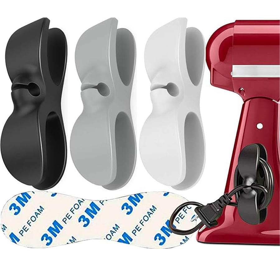 Kitchen Gadgets Rack Storage - 1PCS Kitchen Appliance Cord Organiser Adhesive