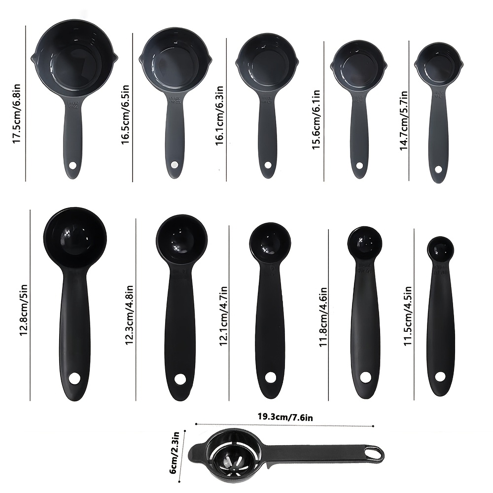 11pcs Plastic Measuring Cups&E - Kitchen Gadgets And Appliances recension och pris