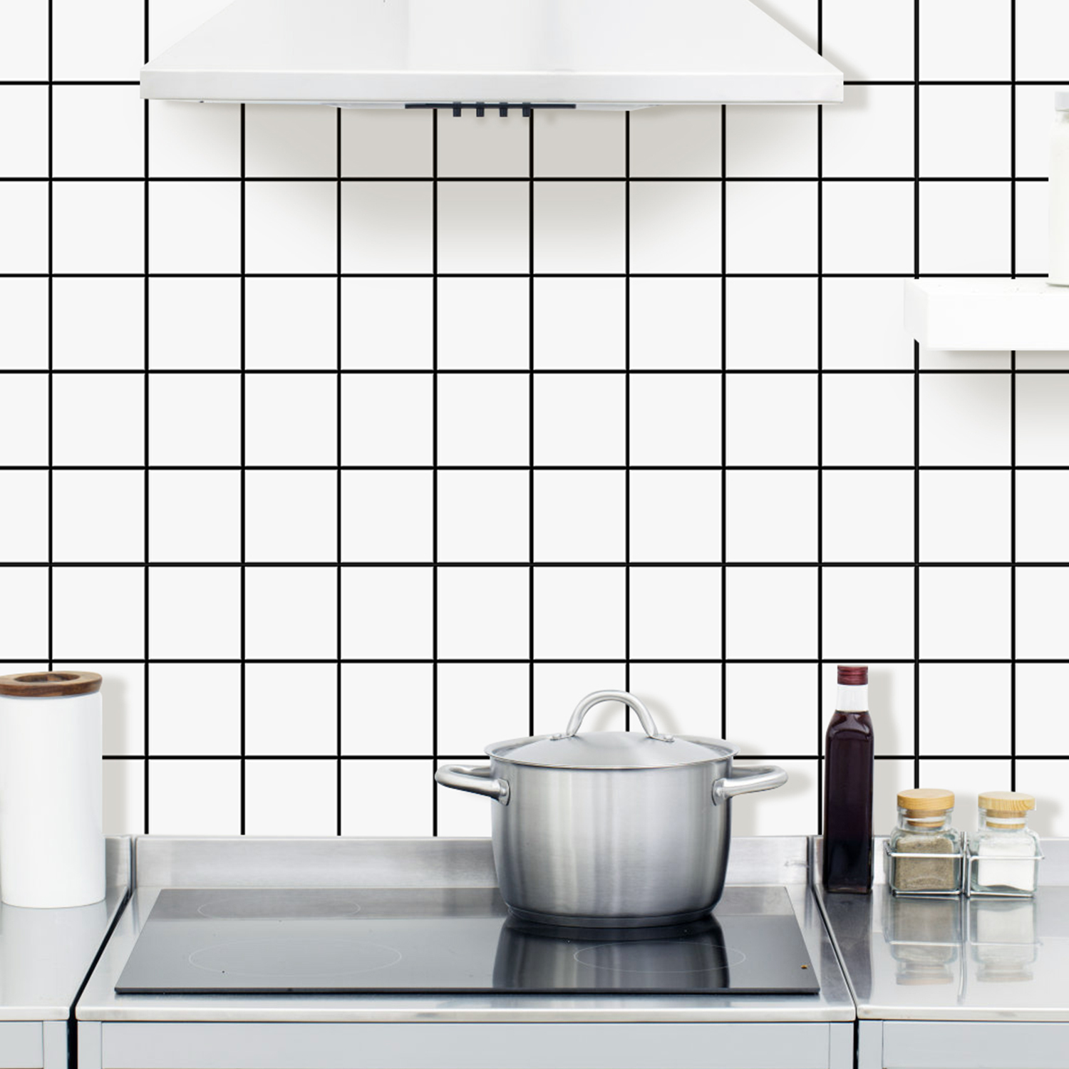 10pcs Premium Square Wall Tile - Kitchen Gadgets Cabinet recension och pris