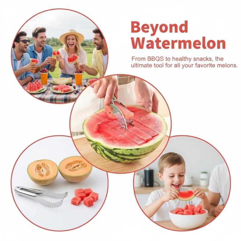 Stainless Steel Windmill Water - Watermelon Slicer Cutter recension och pris