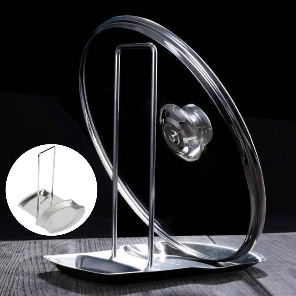Pan Cover Lid Potable Stand Ra - Kitchen Gadgets Rack Storage recension och pris