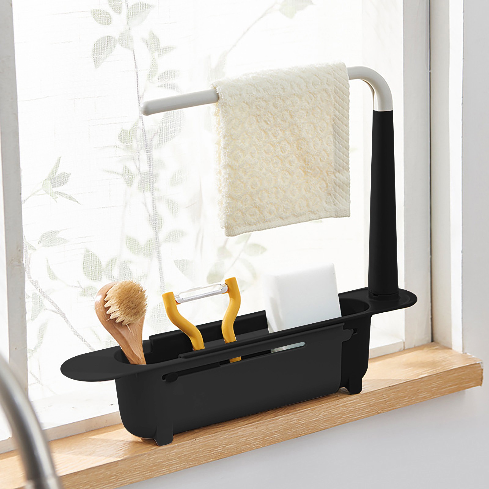 elescopic Sink Shelf Drainer R - Kitchen Gadgets Rack Storage recension och pris