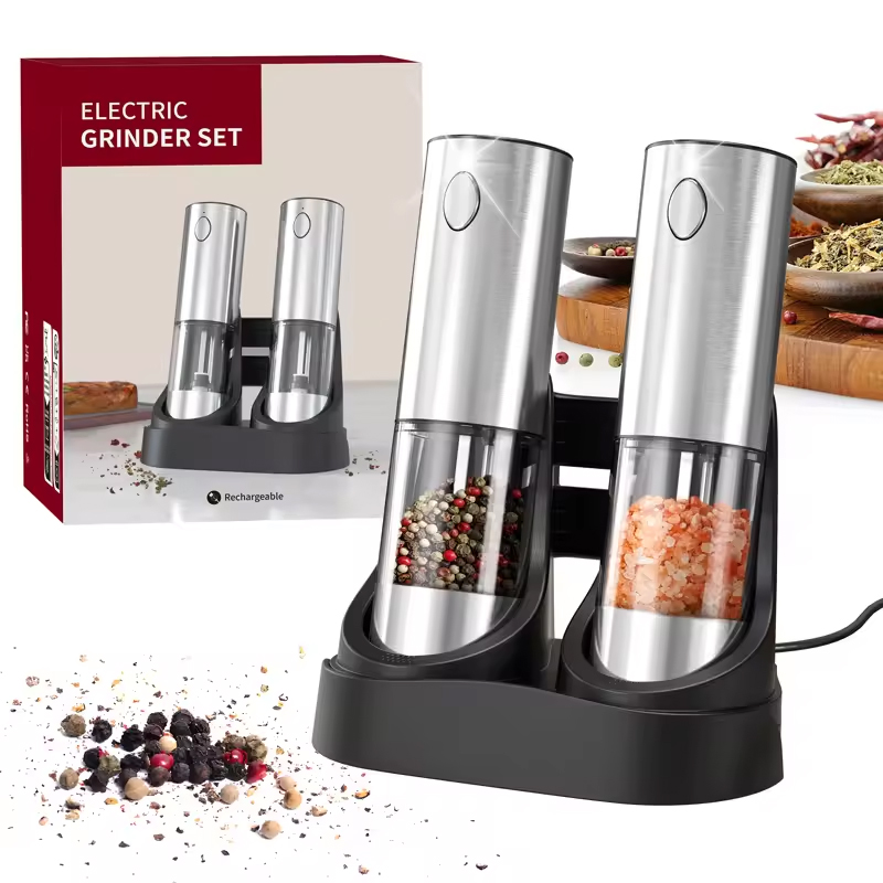 1/2PCS Electric Salt And Peppe - Kitchen Gadgets Electric recension och pris