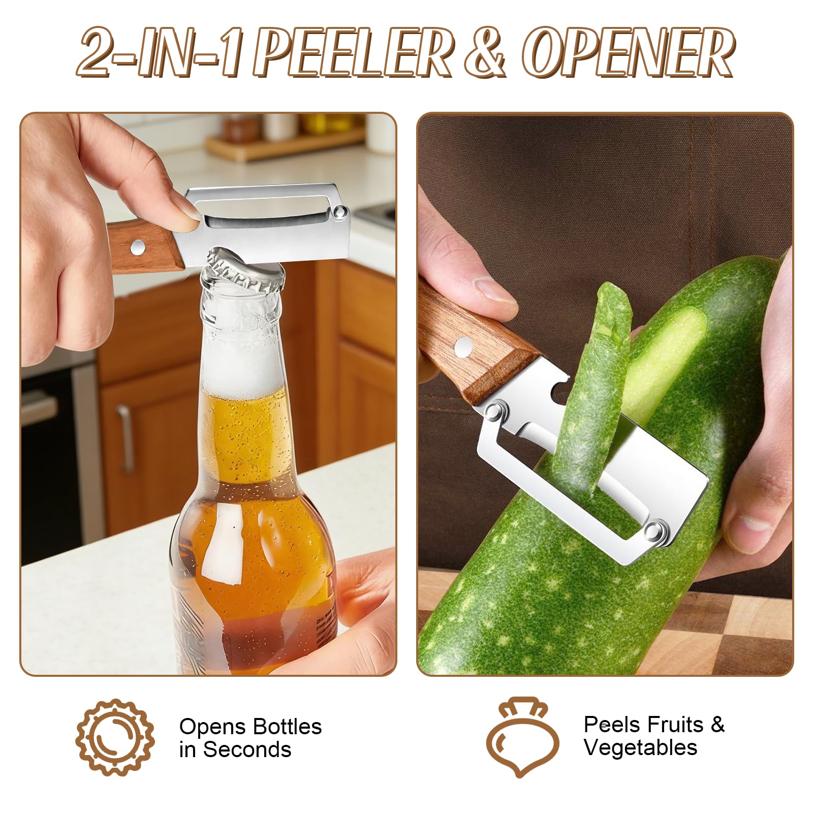 3-in-1 Vegetable Peeler with W - Kitchen Gadgets Design recension och pris