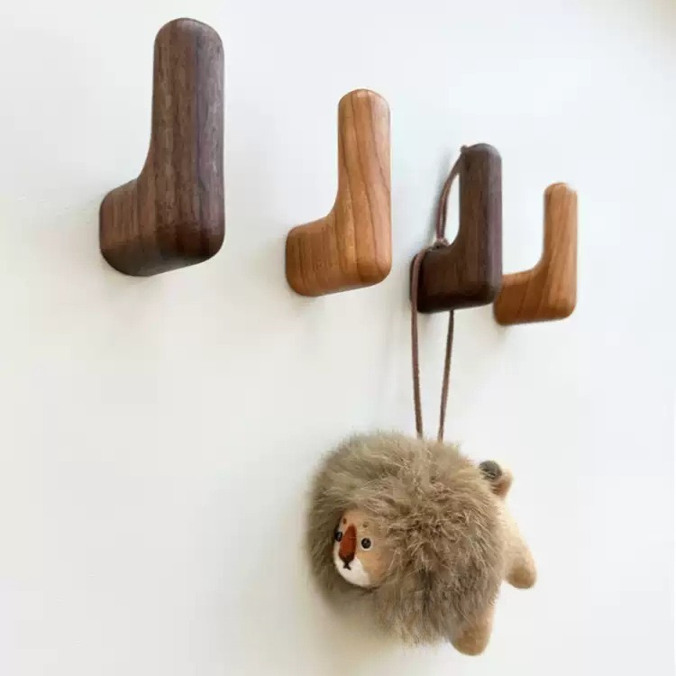 Wooden Hook Key Decorative Hol - Kitchen Gadgets Rack Storage recension och pris