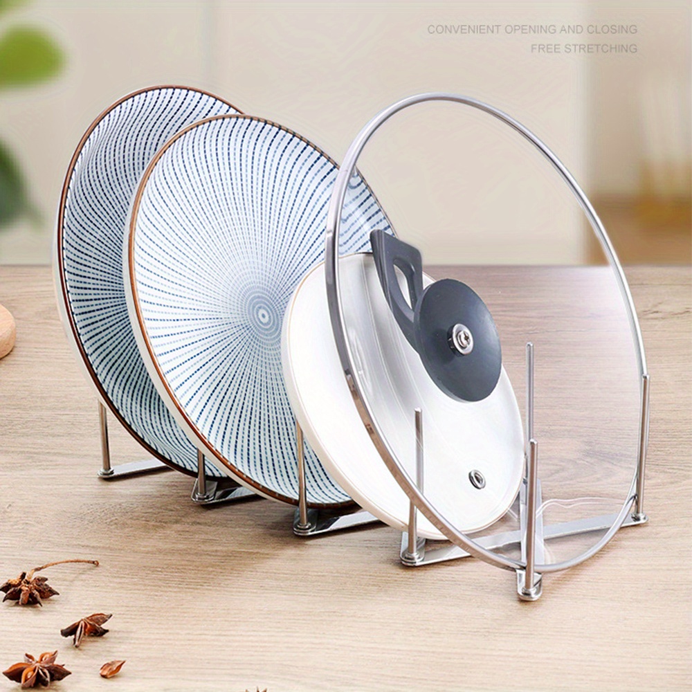 Pot Lid Rack Pan Lid Organizer - Kitchen Gadgets Rack Storage recension och pris