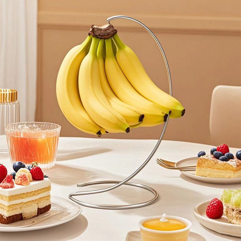 1Pcs Banana Holder Stand Keep  - Kitchen Gadgets Rack Storage recension och pris