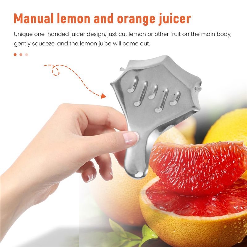 ABMS-Stainless Steel Lemon Wed - Citrus Lemon Squeezer recension och pris