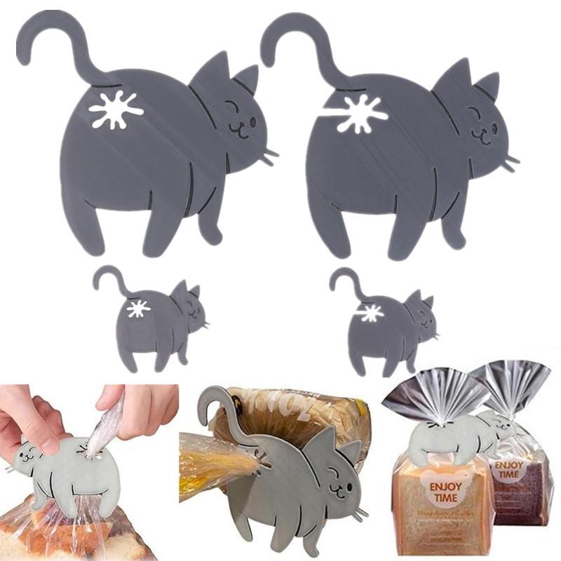 3D Printed Cat Bread Clip Bag  - Kitchen Gadgets To 3D Print recension och pris