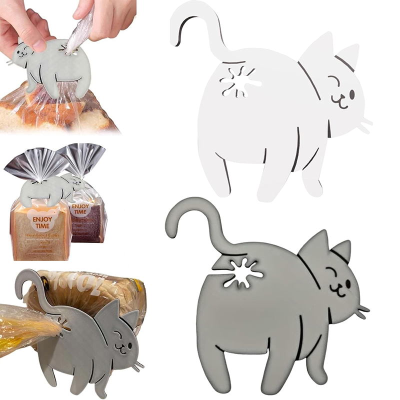 Funny Cat Butt Bread Clip 3D P - Kitchen Gadgets To 3D Print recension och pris