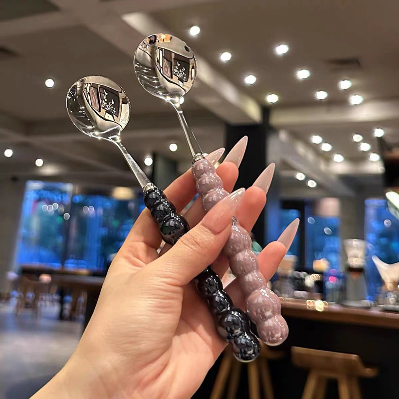 Pearl Handle Spoon Stainless S - Healthy Kitchen Gadgets recension och pris