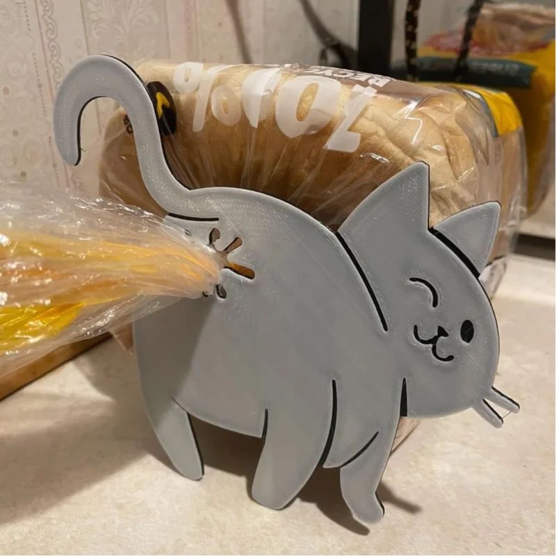 Bag Clips 3d Printed Cat Butt  - Kitchen Gadgets To 3D Print recension och pris