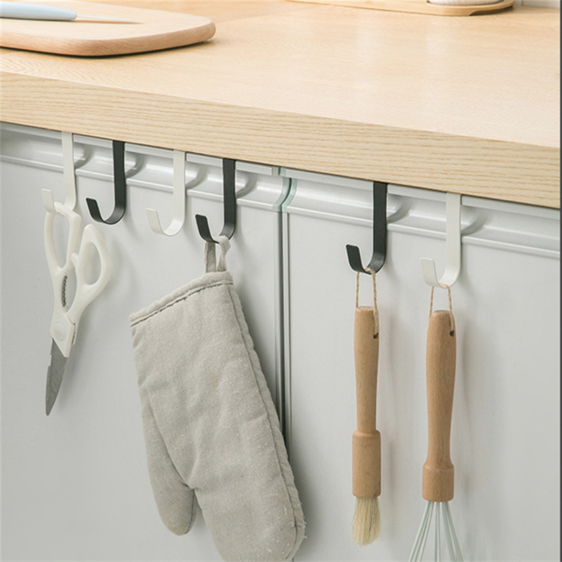 S‑Shaped Metal Hook Cabinet Do - Kitchen Gadgets Rack Storage recension och pris