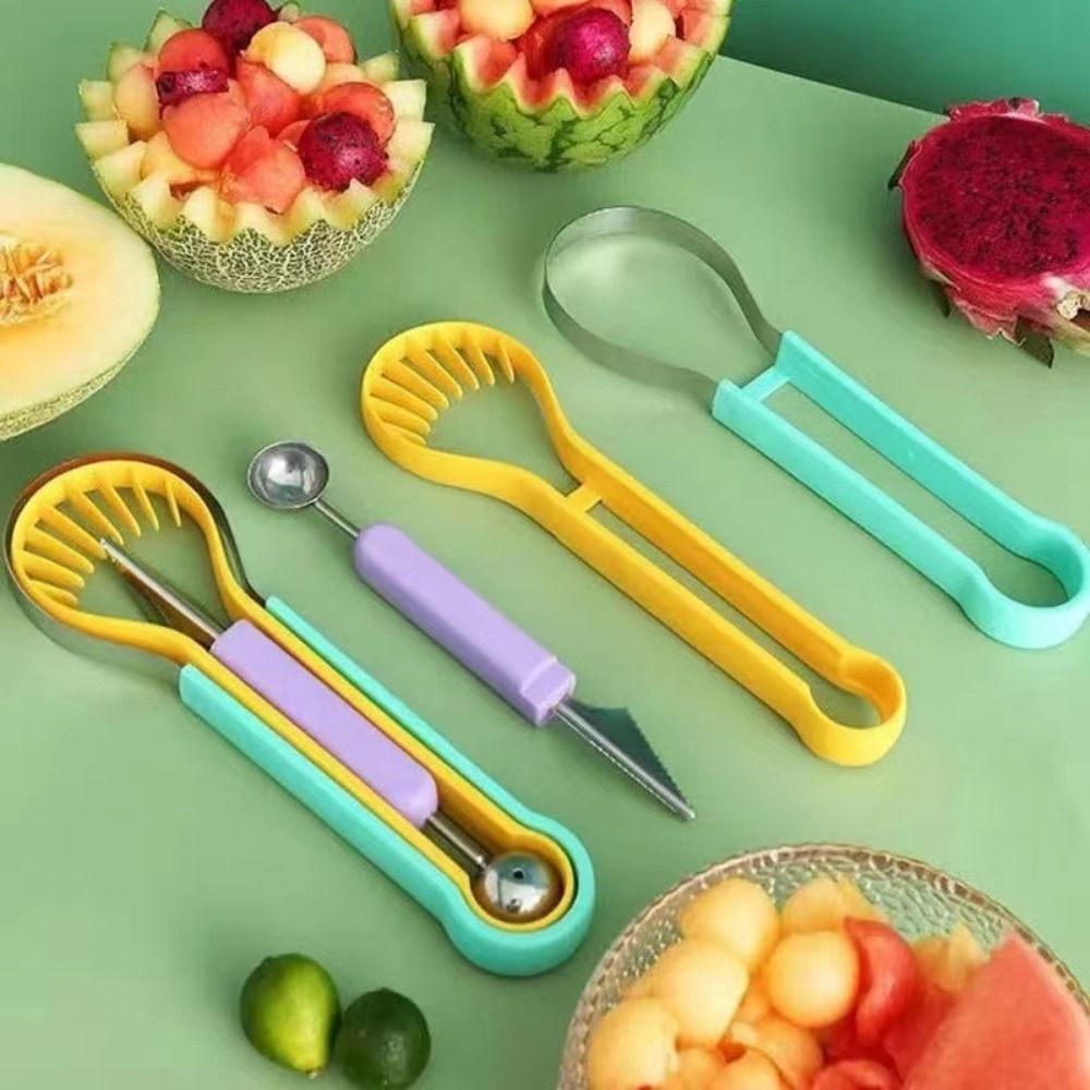 3 in 1 Melon Scoops Double-Hea - Watermelon Slicer Cutter recension och pris