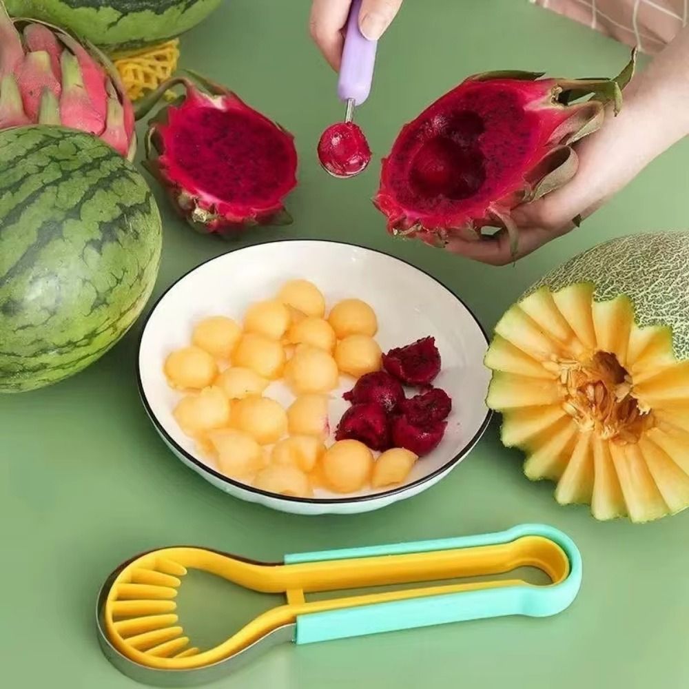 3 in 1 Melon Scoops Double-Hea - Watermelon Slicer Cutter recension och pris
