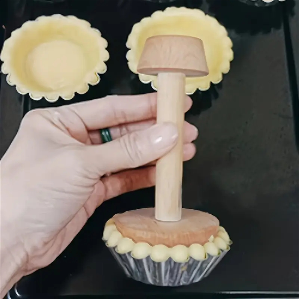 Premium Wooden Egg Tart Mold D - Kitchen Gadgets Design recension och pris