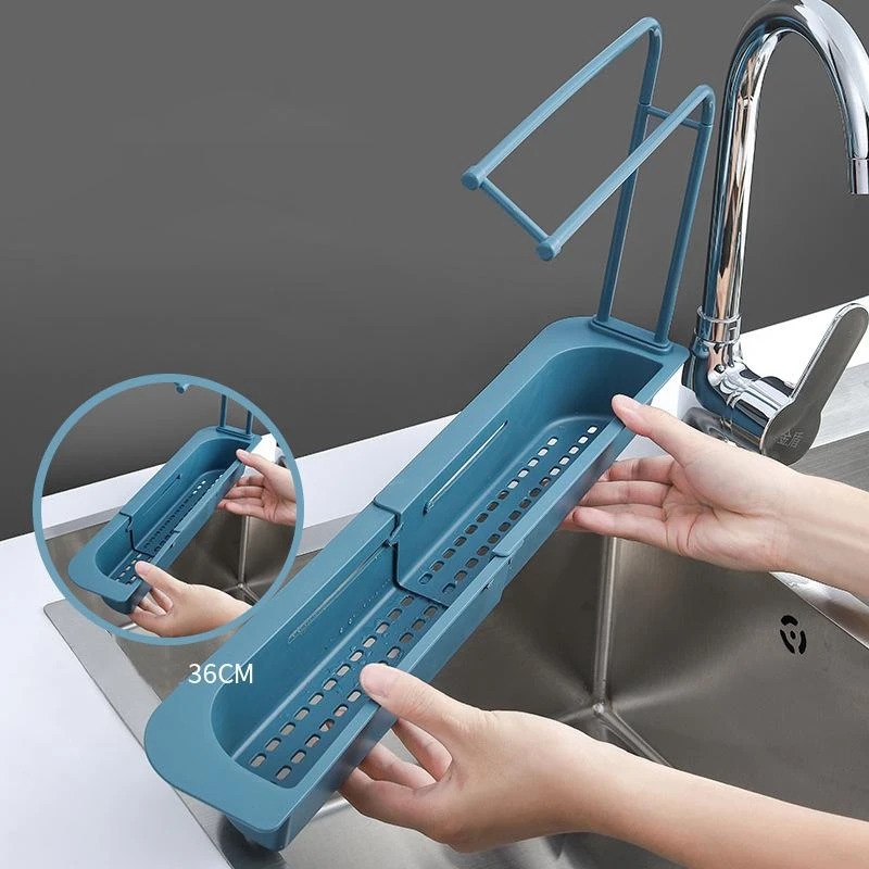 Telescopic Sink Shelf Kitchen  - Kitchen Gadgets Rack Storage recension och pris