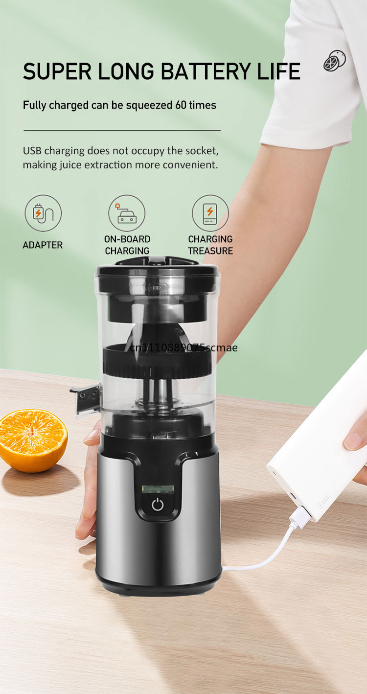 USB‑Charged Portable Electric  - Citrus Lemon Squeezer recension och pris