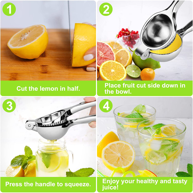 Manual Lemon Squeezer Zinc All - Citrus Lemon Squeezer recension och pris