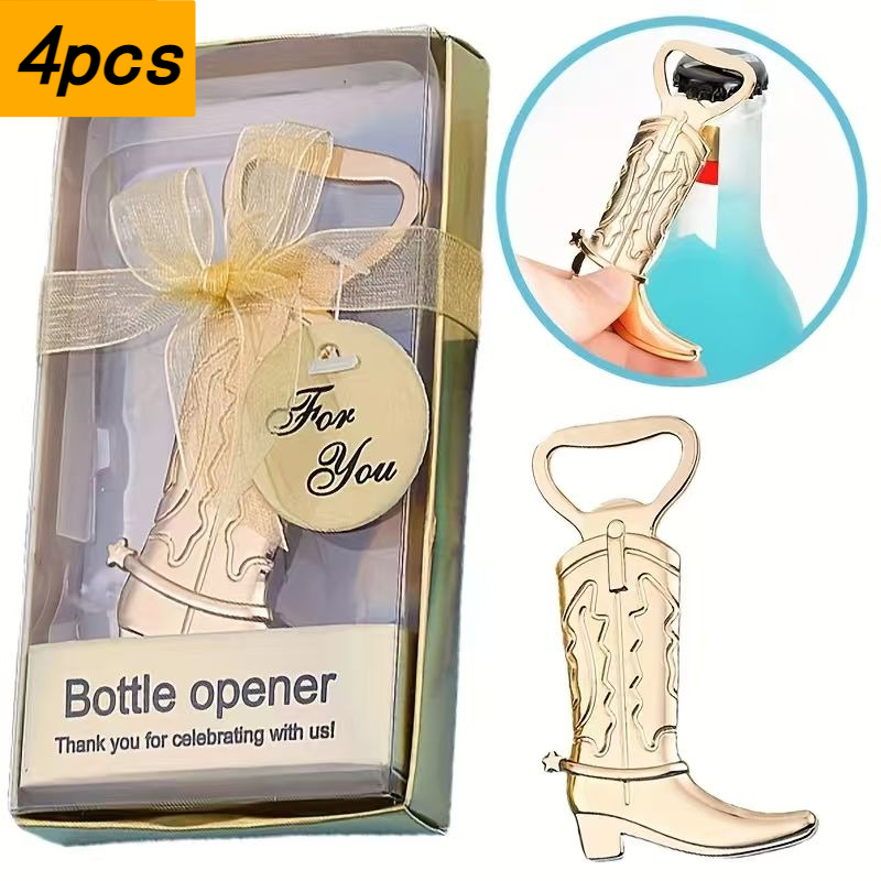 4pcs Boot Bottle Opener with P - Kitchen Gadgets Presents recension och pris