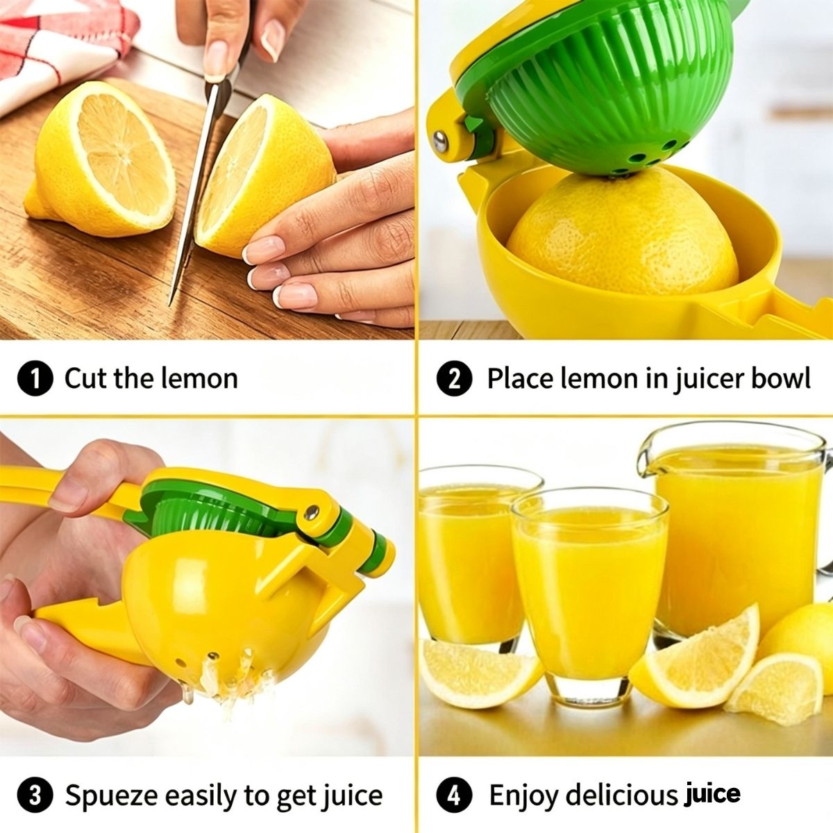 Metal Hand Press Citrus Juicer - Citrus Lemon Squeezer recension och pris