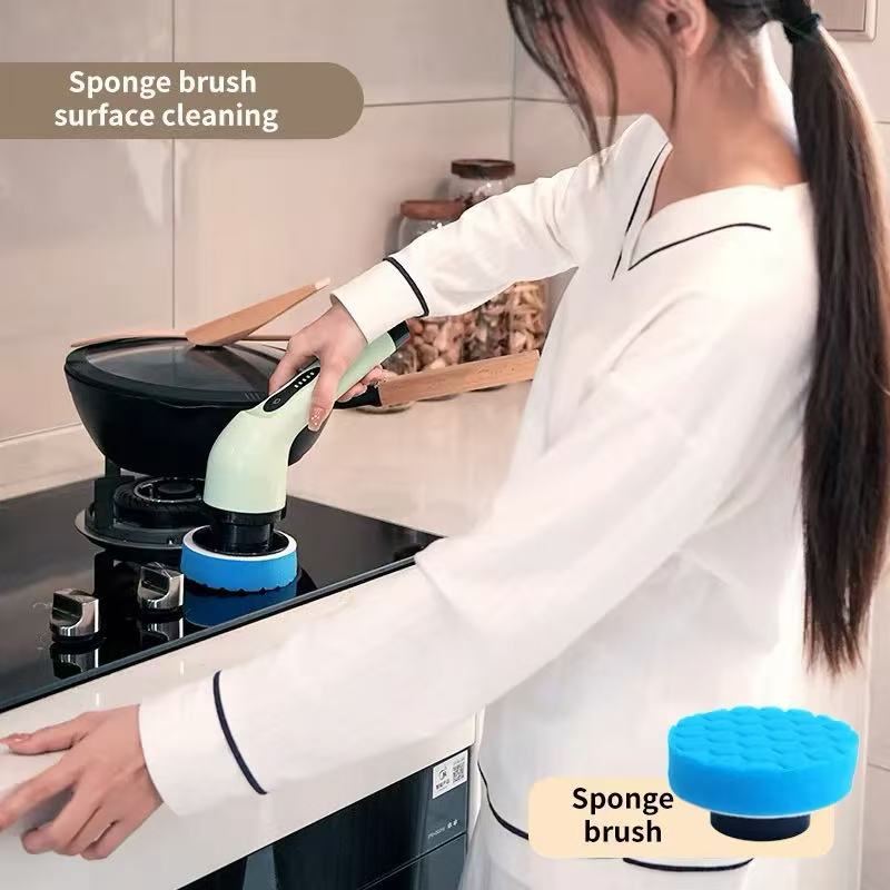 9-in-1 Electric Cleaning Brush - Kitchen Gadgets Electric recension och pris