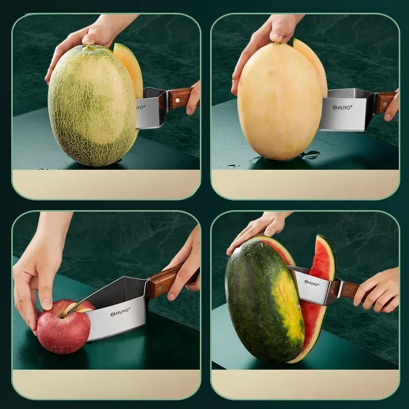 Thickening Stainless Steel Tri - Watermelon Slicer Cutter recension och pris