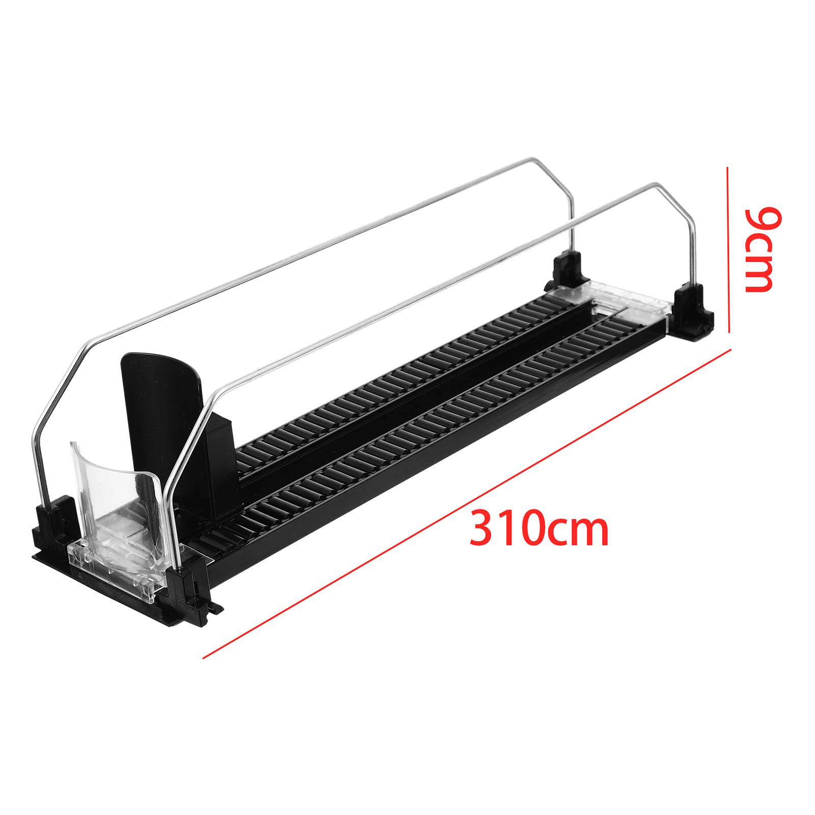 Drink Organizer Pusher Holder  - Kitchen Gadgets Rack Storage recension och pris