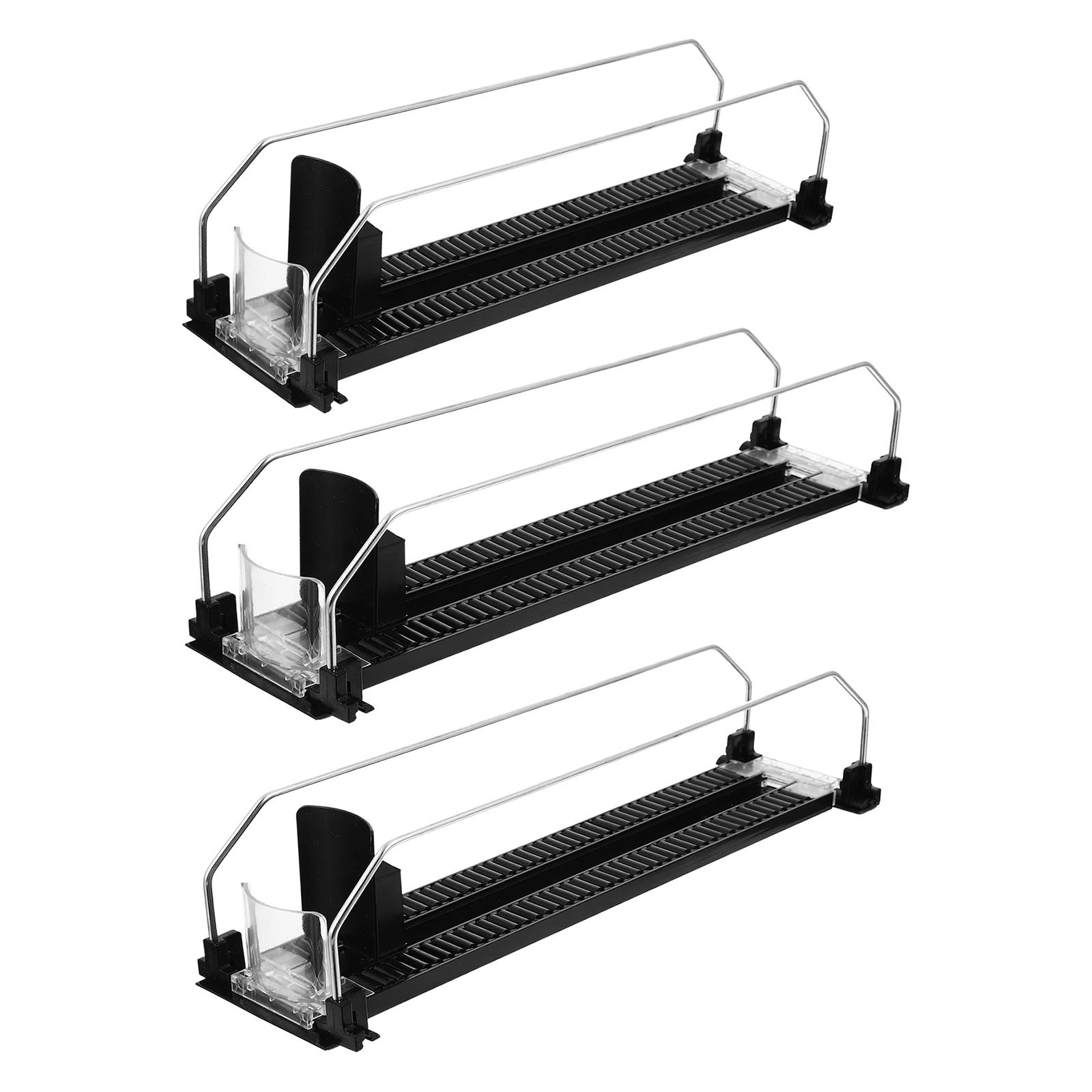 Drink Organizer Pusher Holder  - Kitchen Gadgets Rack Storage recension och pris